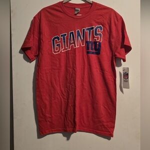 NFL Giants Red Short Sleeve Tee